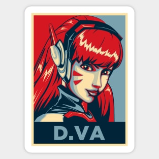 D.VA Sticker